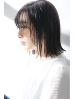 リノナ(Linona)&nbsp;透けバング リバースカール ブルーグレージュ【LINONA】