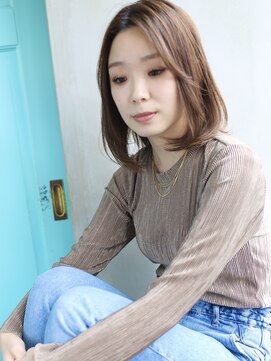 バース(BIRTH) 天神【BIRTH】ワンカールミディ×グレージュアッシュ　4