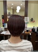 ピンク×ショート