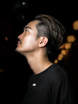 メンズサロン ゴールド 名古屋(GOALD) ナチュラルフェードカットかき上げツイストスパイラル