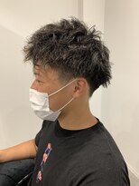 アッシュタカサキ(ash takasaki) 20代30代メンズ無造作ツイストパーマ束感◎トラッドオシャレ感