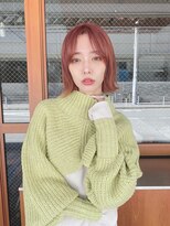 ルービック 奈良(Rubik's)&nbsp;イメチェンモード外ハネウルフボブ×暖色おしゃれカラー