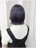 ブリーチ2回 ボブ ブルーラベンダー