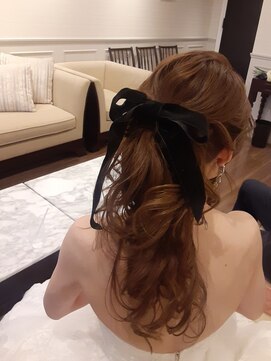 ブラウ ネイル パーティー(Blau Nail Party) ふんわりポニー