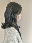 ブルージュカラー×くびれセミディ