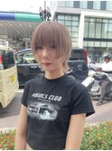 #ミルクティーベージュ#ウフルカット