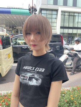 ボアップ 松山店(boappu) #ミルクティーベージュ#ウフルカット