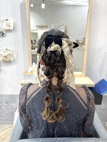 ファースト 祇園本店(first) 【ヘアセットサロンfrst】ポニールーズツイン♪