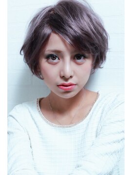 シック(Chic) ウルフマッシュ ブルーグレージュ カーキアッシュショートウルフ