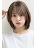 レディース前髪オイルストレート+カット+髪質改善トリートメント　￥15000～