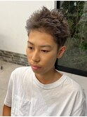 メンズ/ソフトモヒカン/アッシュグレージュ