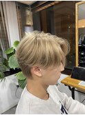 センターパートショートスタイル☆