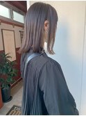 直毛でも決まるストレートボブ｜ナチュラル白髪染め