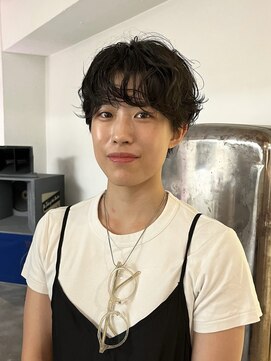 マカロニコースト(macaroni coast) ニュアンスパーマショート　マッシュショートパーマ