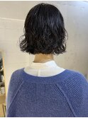【三ツ井純】20代30代ボブパーマ コテ巻き風 ほつれパーマ