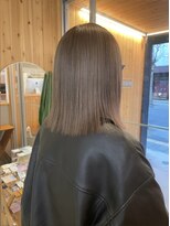 オアシス(oasis)&nbsp;【oasisマミ】大人可愛い小顔ボブ/グレージュカラーケアブリーチ