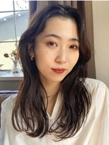 ガーランド (Garland)&nbsp;重たく見えない！暗髪透明感カラー！ブラウン 艶カラー 前髪なし