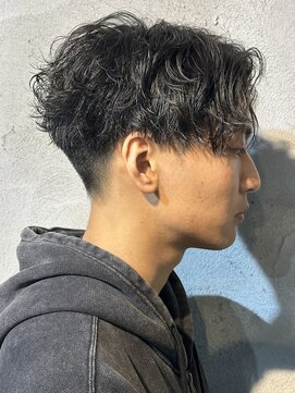 ニアウ 高崎店(Niau) シャドウパーマメンズパーマメンズセンターパーマ群馬高崎眉毛