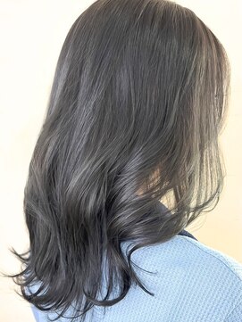 イーストハムネオ(EAST HAM NEO) レイヤーカット/セミロング/透明感/艶髪/オリーブカラー