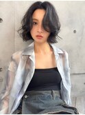 【打越】ミディアム×ダークグレージュ