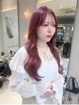 ヘアサロン ガリカ 表参道(hair salon Gallica)&nbsp;ピンクカラー/暖色カラー×韓国レイヤー