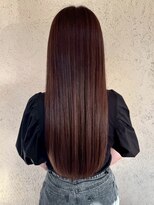 プリモ ココ 鍋島店(Primo coco.)&nbsp;髪質改善 透明感カラー 酸性ストレート ブラウンベージュ 美髪