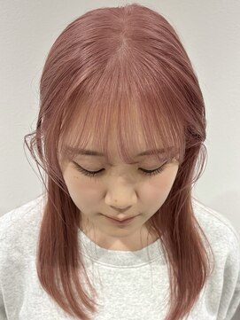 ラミエバイメルト 下北沢(lamie by melt) ケアブリーチペールピンクベージュミルクティー透明感顔周り小顔