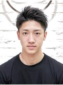 メンズ短髪ツーブロックビジネスカジュアル