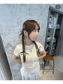 Y2Kヘアアレンジ