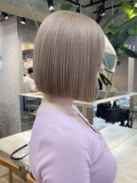 サンク 原宿 表参道(cinq) マロンベージュモカベージュレイヤーカットブリーチカラー原宿