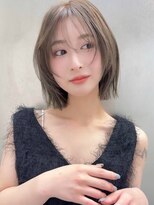 ソヨン 栄店(SOYON)&nbsp;イメチェン/クールショート/脱白髪染め/前髪/シャンパンベージュ