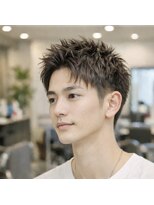 アンフィニー 銀座(ANFINI)&nbsp;銀座美容室人気メンズカット爽やか短髪ツーブロスッキリ女子ウケ