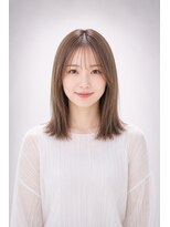 エートス(ethos) 三好市美容室透け感グレージュ×外ハネミディ