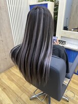 アクアライム(Aqua Lime)&nbsp;エクステ　ローライトハイライト