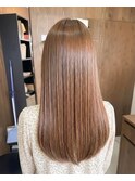 上品で艶やか美髪の髪質改善ロングヘア艶髪髪質改善カラー艶感