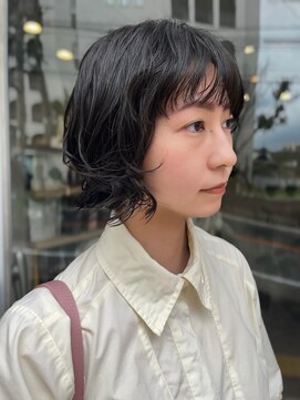 マル 薬院浄水店(MAR.co) ニュアンスパーマボブ