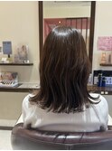 肩下切りっぱなし