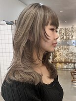 カルテ(QUARTE)&nbsp;ブロックカラー　グレージュカラー