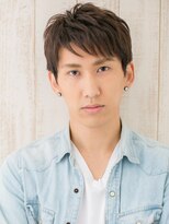 モッズヘア メン 南越谷南口店(mod's hair men)&nbsp;20代30代七三ダークブラウンダウンパーマベリーショートa1南越谷