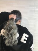 ☆グラデ☆ホワイトシルバー