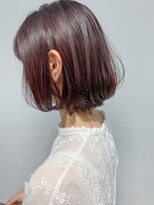 テトヘアー(teto hair) bob(ボブ、イルミナカラー、チェリーレッド)