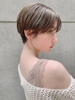 シー バイ ロンド 新宿(Sea by Lond)&nbsp;【佐藤健太郎】ミルクティーベージュシースルーハンサムショート