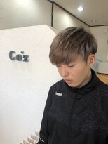 コズ(Co’z)&nbsp;プラチナシルバー★メンズカラー ツーブロック