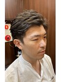 ビジネス7:3パーマ 新橋 日比谷 内幸町 理容室 床屋