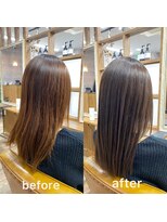 ナチュラル 富谷店(Natural)&nbsp;艶髪カラー×髪質改善ロイヤルトリートメント　富谷　成田　泉