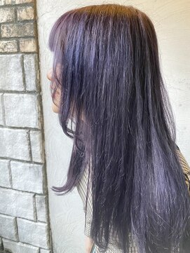 ロイジー(roijir) 【表参道　roijir】パープルシルバー×ブリーチカラー