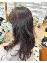 ハウオリ ヘアーワークス(Hauoli hair works)&nbsp;ピンクヴァイオレット×上品ナチュラルハイライト