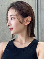 サンク 原宿 表参道(cinq)&nbsp;まとまり良く、自然なシルエットのボブスタイル