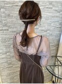 お呼ばれアレンジヘア/フレンチカジュアル/30代40代50代