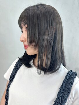 アイティーバイアルバム 下北沢店(IT by ALBUM) 姫カット_ハッシュカットフルバングレッドブラウン_ba472951